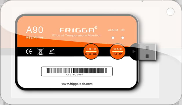 Registradores de dados GSM de temperatura (uso único)