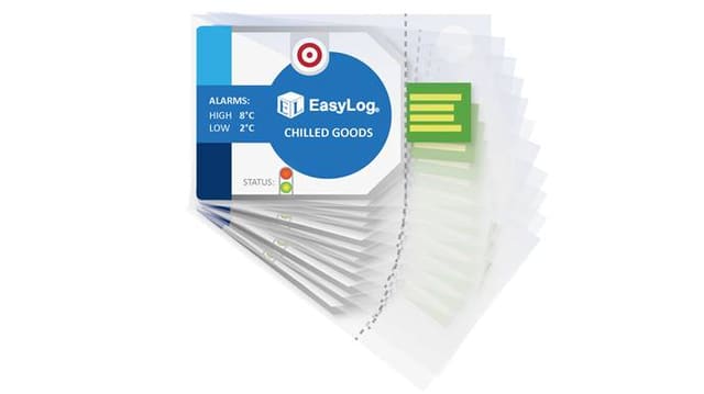 Pacote com 10 registradores de dados com alarmes EasyLog EL-CC-1-001 para produtos refrigerados