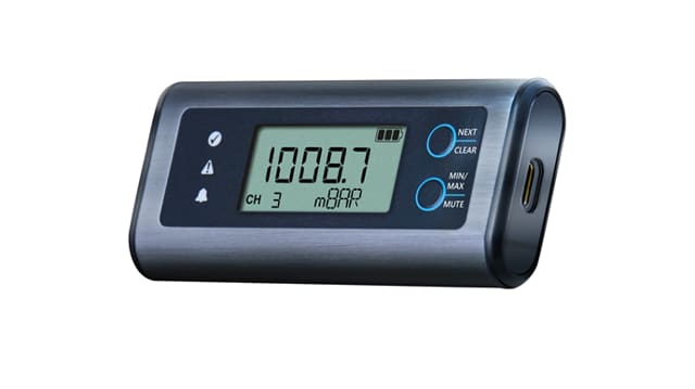 Registrador de dados de temperatura, umidade e pressão com visor EasyLog EL-SIE-6+
