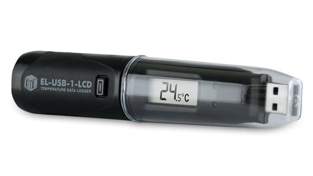 Registrador de dados de temperatura EasyLog EL-USB-1-LCD com USB e display