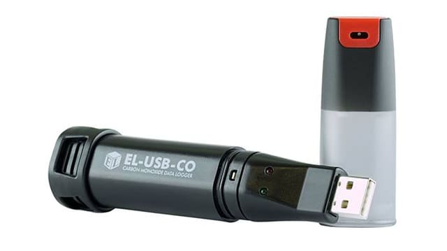 Registrador de dados de monóxido de carbono (CO) EasyLog EL-USB-CO300 com USB, 0 a 300 ppm