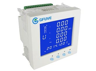 Medidor de energia elétrica multifuncional FU2200A com registrador de dados