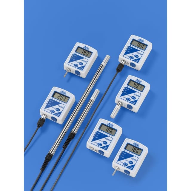 HD208 - Registrador de dados compacto: monitoramento de temperatura, umidade relativa e ponto de orvalho