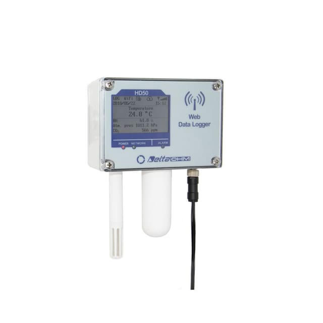 HD50 – Registrador de dados web Ethernet / WiFi