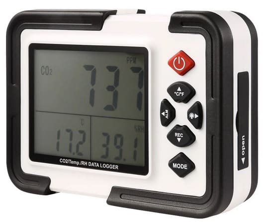 Medidor de CO2/temperatura/umidade HS-142000
