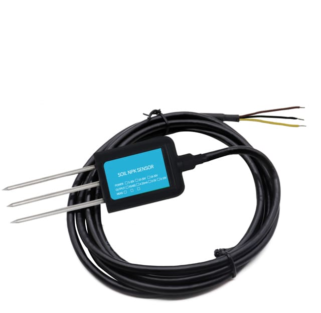 Sensor de nitrogênio, fósforo e potássio (NPK) no solo HS-143001-x com saída analógica 4-20mA/0-5V/0-10V