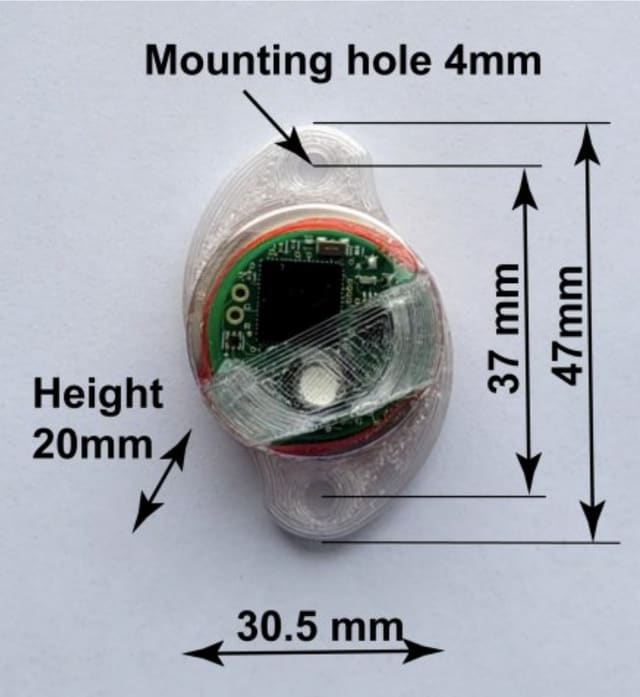 Registrador de dados miniatura submersível de temperatura, umidade e luz HSWTG0021