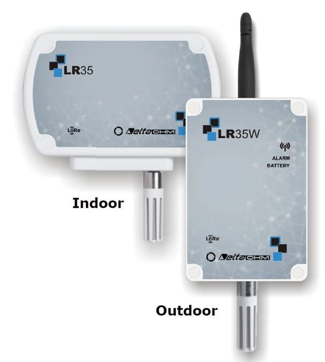 Registradores de dados IoT LR35 para redes LoRaWAN