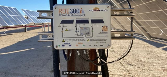 Sistema de medição de módulos fotovoltaicos RDE300i